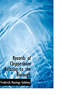 Records of Chippenham Relating to the Borough