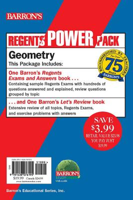 Regents Geometry Power Pack: Let's Review Geometry + Regents Exams and Answers: Geometry - Castagna, Andre
