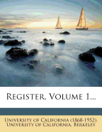 Register, Volume 1...