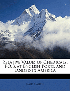 Relative Values of Chemicals, F.O.B. at English Ports, and Landed in America