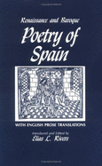 Renaissance and Baroque Poetry of Spain - Rivers, Elias L (Editor)