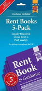 Rent Books 5-Pack: Legally Required where Rent is Paid Weekly