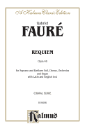 Requiem, Op. 48: Satb with Sb Soli (Orch.) (Latin, English Language Edition)