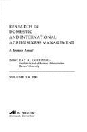 Research in Domestic & International Agribusiness Management