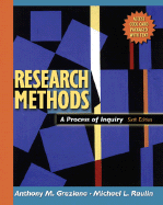 Research Methods: A Process of Inquiry (with Website Access) - Graziano, Anthony M., and Raulin, Michael L.