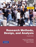 Research Methods, Design, and Analysis: International Edition