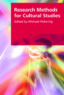 Research Methods for Cultural Studies