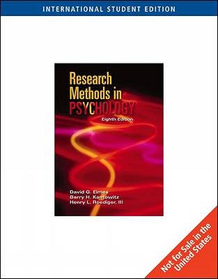 Research Methods in Psychology - Kantowitz, Barry H., and Elmes, David, and Roediger, Henry L., III