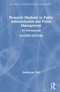 Research Methods in Public Administration and Public Management: An Introduction