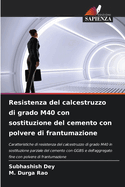 Resistenza del calcestruzzo di grado M40 con sostituzione del cemento con polvere di frantumazione