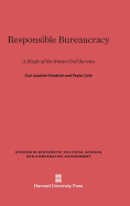 Responsible bureaucracy; a study of the Swiss civil service