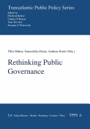 Rethinking Public Governance: Volume 6