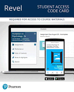 Revel for Invitation to Psychology -- Access Card