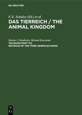 Revision of the Tribe Serrolecaniini: (Homoptera Pseudococcidae) - Hendricks, Harlan J., and Kosztarab, Michael