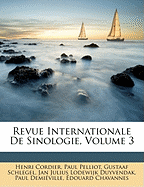 Revue Internationale de Sinologie, Volume 3