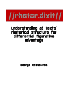 //Rhetor.Dixit// Understanding Ad Texts' Rhetorical Structure for Differential Figurative Advantage