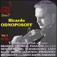Ricardo Odnoposoff, Vol. 1 - Angelica Morales (piano); Benjamin Owen (harpsichord); Gregory Ashman (piano); Heinz Wehrle (organ); Leo Rostal (cello);...