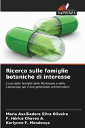 Ricerca sulle famiglie botaniche di interesse