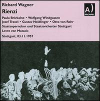 Richard Wagner: Rienzi - Alfred Pfeifle (vocals); Gustav Neidlinger (vocals); Hans Gnther Ncker (vocals); Josef Traxel (vocals);...