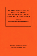 Riemann Surfaces and Related Topics: Proceedings of the 1978 Stony Brook Conference