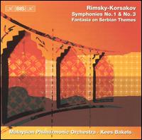 Rimsky-Korsakov: Symphonies No. 1 & No. 3; Fantasia on Serbian Themes - Malaysian Philharmonic Orchestra; Kees Bakels (conductor)