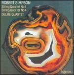 Robert Simpson: String Quartets Nos. 1 & 4