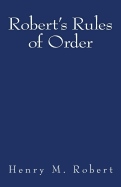 Robert's Rules of Order