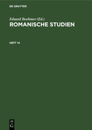 Romanische Studien. Heft 14