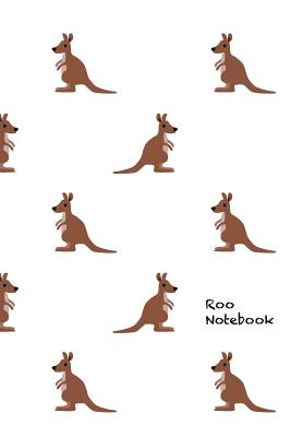 Roo Notebook: 6" x 9" Notebook with Cute Kangaroo Repeat Pattern Cover; 110 Blank Lined Pages; Matte Softcover; Blank Notebook - Li, Shuang