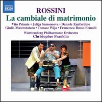 Rossini: La cambiale di matrimonio - Daniele Zanfardino (tenor); Francesca Russo Ermolli (mezzo-soprano); Giulio Mastrototaro (bass); Julija Samsonova (soprano);...