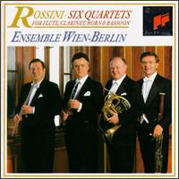 Rossini: Six Quartets - Gunter Hogner (horn); Karl Leister (clarinet); Milan Turkovic (bassoon); Wolfgang Schulz (flute); Ensemble Wien-Berlin
