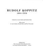Rudolf Koppitz, 1884-1936
