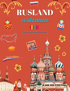 Rusland verkennen - Cultureel kleurboek - Creatieve ontwerpen van Russische symbolen: Iconen van de Russische cultuur komen samen in een verbazingwekkend kleurboek