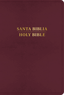 Rvr 1960/KJV Biblia Biling?e Letra Grande, Borgoa Imitaci?n Piel Con ?ndice (Edici?n 2024)