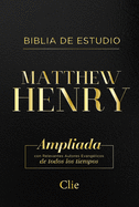 Rvr Biblia de Estudio Matthew Henry, Leathersoft, Negro, Con ?ndice