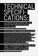 Sa?dane Afif: Technical Specifications