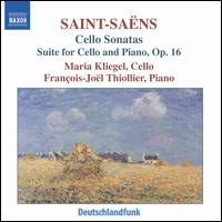 Saint-Sans: Cello Sonatas; Suite for Cello and Piano, Op. 16 - Franois-Jol Thiollier (piano); Maria Kliegel (cello)