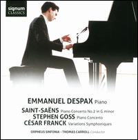 Saint-Sans, Goss: Piano Concertos; Franck: Variations Symphoniques - Emmanuel Despax (piano); Orpheus Sinfonia; Thomas Carroll (conductor)