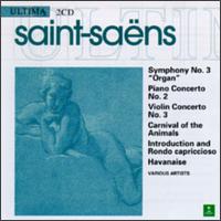 Saint-Sans: Symphony No. 3 "Organ"; Piano Concerto No. 2; Violin Concerto No. 3; Carnival of the Animals; etc. - Alain Meunier (cello); Ami Flammer (violin); Didier Benetti (percussion); Franois-Ren Duchble (piano);...