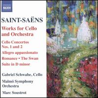 Saint-Sans: Works for Cello and Orchestra - Gabriel Schwabe (cello); Malm Symphony Orchestra; Marc Soustrot (conductor)