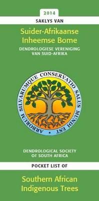 Saklys van Suider-Afrikaanse inheemse bome/ Pocket list of Southern African indigenous trees - von Durckheim, Hartwig, and van Wyk, Braam, and van den Berg, Erika