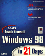 Sams Teach Yourself Windows 98 in 21 Days - Cassel, Paul, and Hart, Michael