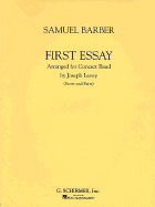 Samuel Barber - First Essay: Score and Parts