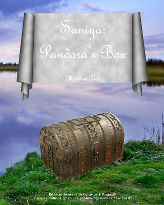 Saniya: Pandora's Box - Rice, Matthew