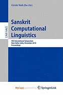 Sanskrit Computational Linguistics - Nath Jha, Girish (Editor)