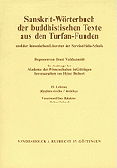 Sanskrit-Worterbuch der buddhistischen Texte aus den Turfan-Funden. Lieferung 15: [d]rstanta-virodha / dhvanksin