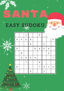 Santa Easy Sudoku: 50 Sudoku Christmas Brain Game