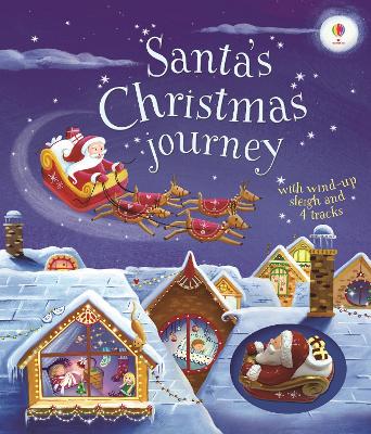 Santa's Christmas Journey with Wind-Up Sleigh - Watt, Fiona