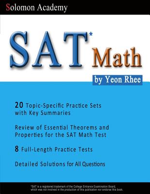 SAT Math: Solomon Academy's SAT Math Book - Rhee, Yeon