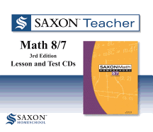 Saxon Math 87 Teacher CD-ROM - -Rom, CD, and Saxon Publishers (Prepared for publication by)